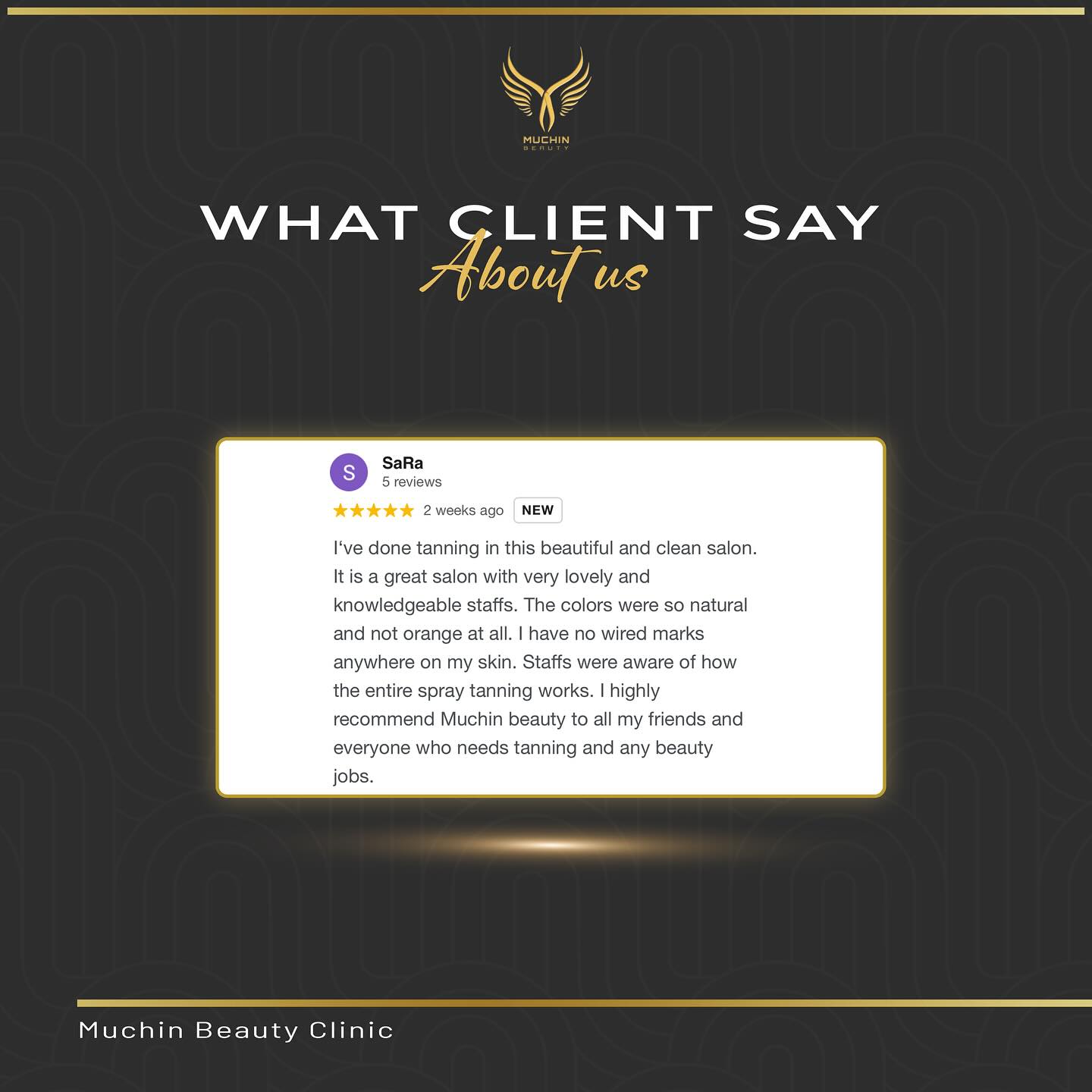 Muchin Beauty client review