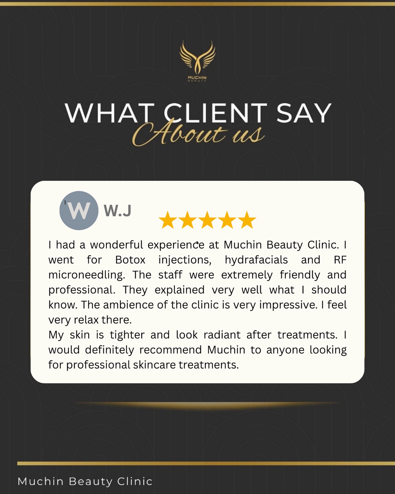 Muchin Beauty client review