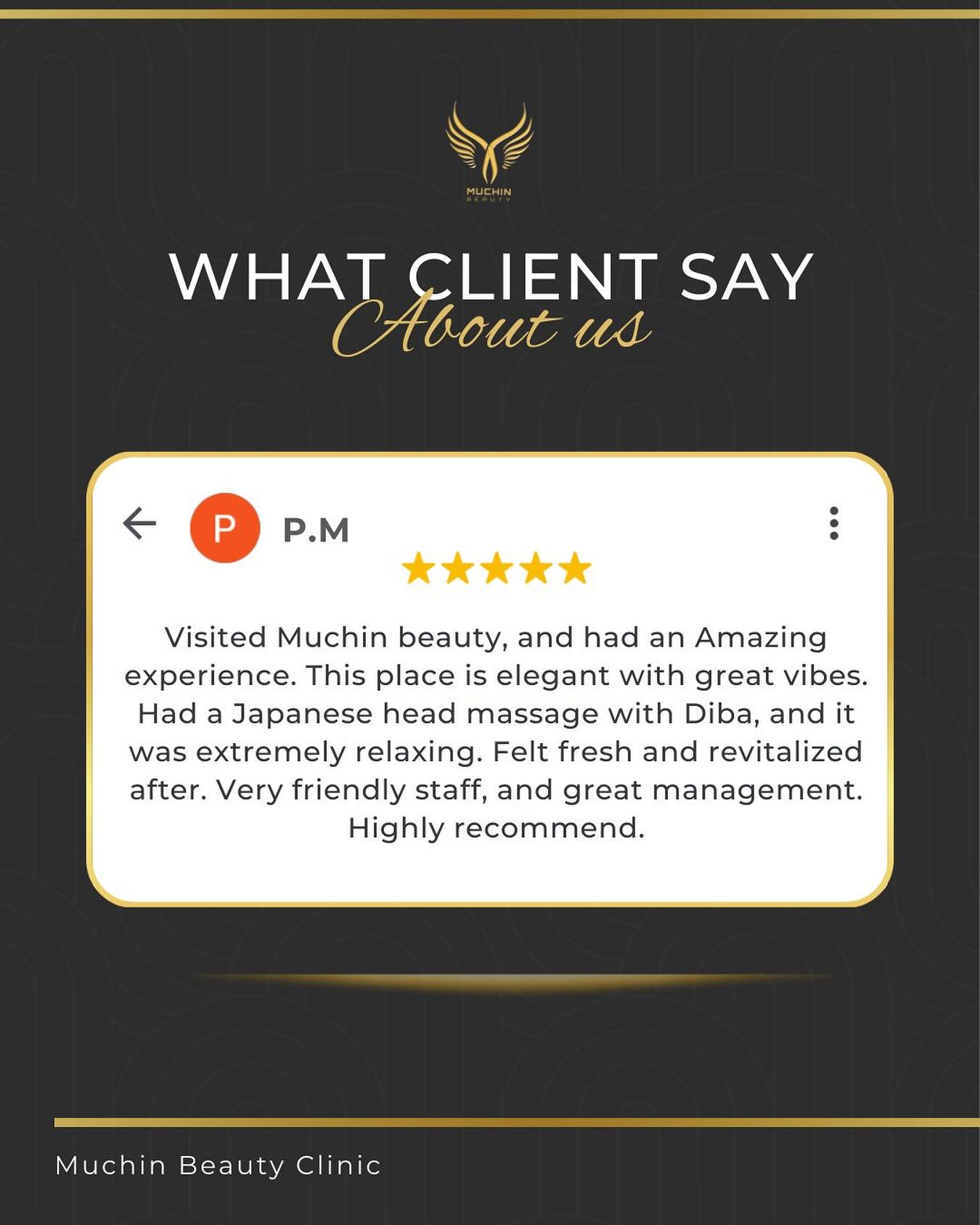 Muchin Beauty client review