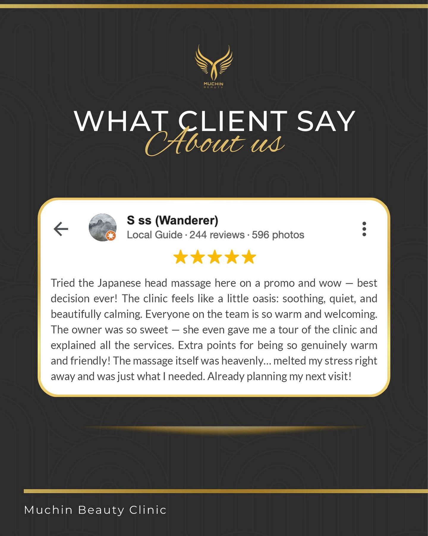 Muchin Beauty client review